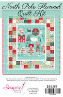 My Minds Eye, North Pole Flannel Quilt Kit 68" X 77"