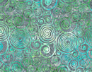 Northcott, Banyan Batiks, Abstraction, Swirly, Smoky Blue