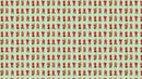 Northcott, Coca-Cola Christmas, Santa Stripe, Green