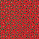 Northcott, Coca-Cola Christmas, Tossed Bottles, Red