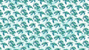 Northcott, Coral Reef, Turtles on Light Blue