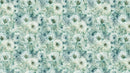 Northcott Fabrics, Whisper, Packed Seeds, Med Teal
