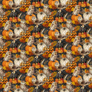 Northcott, Night Owl, Packed Pumpkins, Multi