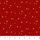Northcott, Rudolph the Red Nosed Reindeer, Tiny Snowflakes on Red