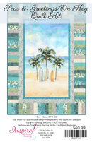 Hoffman Fabrics, Seas & Greetings/On Key Quilt Kit 42" X 60"