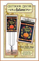 Janine Babich, Outdoor Decor Autumn Machine Embroidery Design