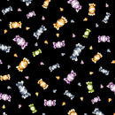 P&B Textiles, Sillier Than Sally, Little Darlings , Candy Toss, Black