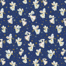 P&B Textiles, Turnkowsky Treasures, Allover Angels on Navy Blue