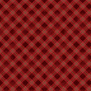 P&B Textiles, Winter Song, Diagonal Plaid, Smoke Gray