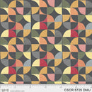 P & B Textiles, Chicken Scratch, Retro Geo, Dark