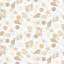 P & B Textiles, Sea Whispers, Tossed Shells