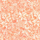 Paradise Bay Batiks, Starfish Collage, Peach