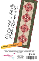 Peppermint & Holly Table Runner Kit featuring Gingerbread Lane