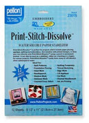 Print Stitch Disolve Water Soluble Paper Stabilizer