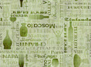 QT Fabrics, Cork & Barrel, Tonal Wine Bottles, Olive