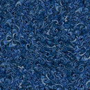 QT Fabrics, Deep Sea Dazzle, Waves Texture Navy