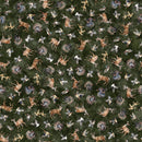 QT Fabrics, Forest, Field & Stream, Wildlife Toss, Pine