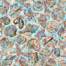 QT Fabrics, Oceana, Seashells, Multi