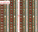 QT Fabrics, Santa's Workshop, Christmas Stripe