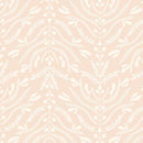QT Fabrics, Serenade, Damask Branches, Pale Peach