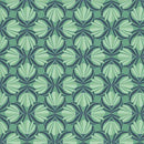 QT Fabrics, Serenade, Hourglass Flowers, Green