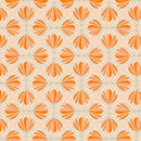 QT Fabrics, Serenade, Hourglass Flowers, Peach