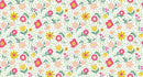 QT Fabrics, Sweet Summer, Ditsy Floral, White