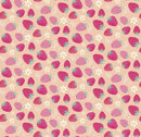 QT Fabrics, Sweet Summer, Strawberries, Peach