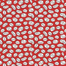 Quilting Treasures, Vroom Vroom, Car Sounds-Text, Red