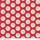 RIley Blake, Americana, Wide Backing, Berry