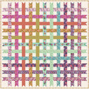 Ribbons Quilt Kit in Floral Fiesta by Mia Charro 75" X 75"