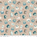 Riley Blake, Beverly McCullough, Correspondence Letters Beach Tan