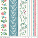 Riley Blake, Beverly McCullough, Correspondence, Wide Stripe, Cloud White