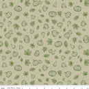 Riley Blake, Beverly McCullough, Cozy Autumn, Pumpkins Meadow Green
