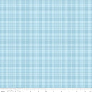 Riley Blake, Classic Winnie The Pooh, Plaid, Blue