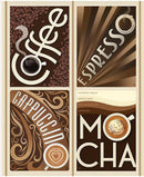 Riley Blake, Coffee Time, Main Panel 35.5" X 43"