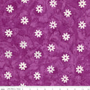 Riley Blake, Daisy Dots Batiks, Daisies, Pink