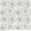 Riley Blake, Frank and Friends, Spider Webs, Cloud White