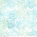 Riley Blake, Kalinda Batiks, Espresso, Winter Mint