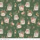 Riley Blake, Lisa Audit, Holiday Spirit, Main Print, Green