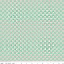 Riley Blake, Lori Holt, Berry & Sage, Criss Cross, Sage Green
