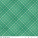 Riley Blake, Lori Holt, Berry & Sage, Diagonal Plaid, Alpine Green