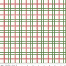 Riley Blake, Mistletoe & Holly, Plaid, Cloud