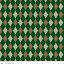 Riley Blake, Plaid Venture Club, Archer, Forest Green