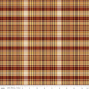 Riley Blake, Plaid Venture Club, Fisher Plaid, Nutmeg