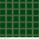 Riley Blake, Plaid Venture Club, Hunter Plaid, Forest Green