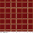 Riley Blake, Plaid Venture Club, Hunter Plaid, Mahogany Red