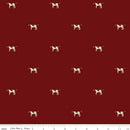 Riley Blake, Plaid Venture Club, Pointers, Mahogany Red