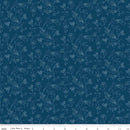 Riley Blake, Sew America, Flower Vines, Blue