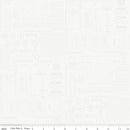 Riley Blake, Sew America, Sewing Notes Text White on White